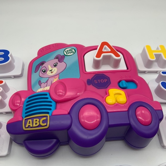 Leap Frog School Bus Fridge Phonics Talking Learning Toy & Letters - Picture 7 of 11